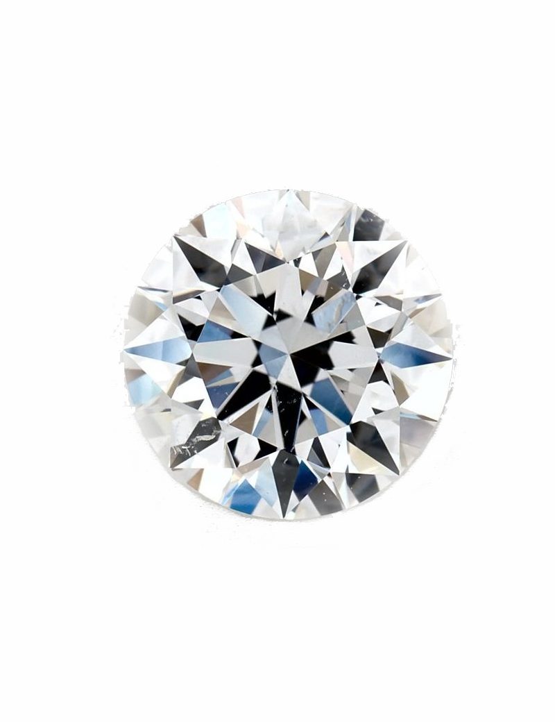 GIA Round Cut 0.72 Carat E SI1