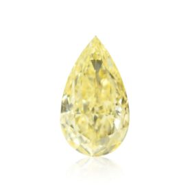 GIA Pear Modified Brilliant 10.20 ct Fancy Yellow VS1