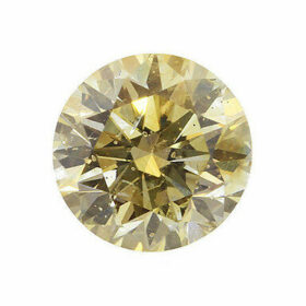 IDL 0.758ct Round Fancy Light Grey/Brown I1