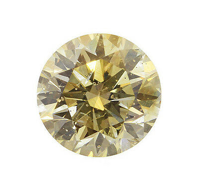 IDL 0.758ct Round Fancy Light Grey/Brown I1