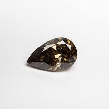 EGL 2.012ct Pear Cognac 7 SI2