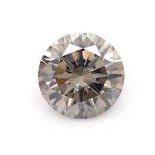 IDL 0.758ct Round Fancy Light Grey/Brown I1