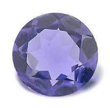 EGL 0.622ct Round Natural Cordierite