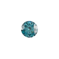 CI 0.34ct Round Fancy Vivid Blue I1